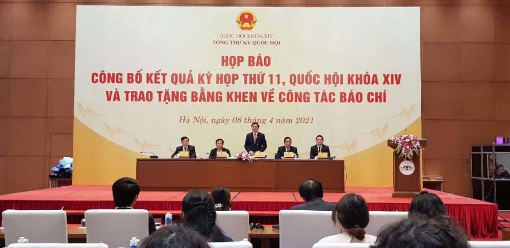 Họp báo công bố kết quả Kỳ họp thứ 11, Quốc hội Khóa XIV