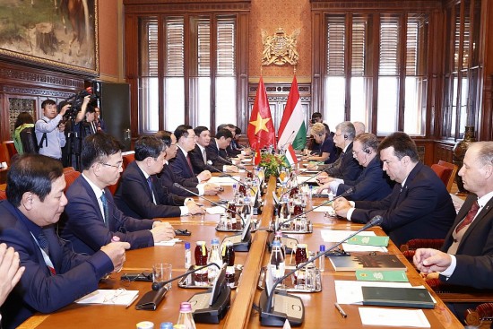 chu tich quoc hoi hungary hoi dam voi chu tich quoc hoi vuong dinh hue