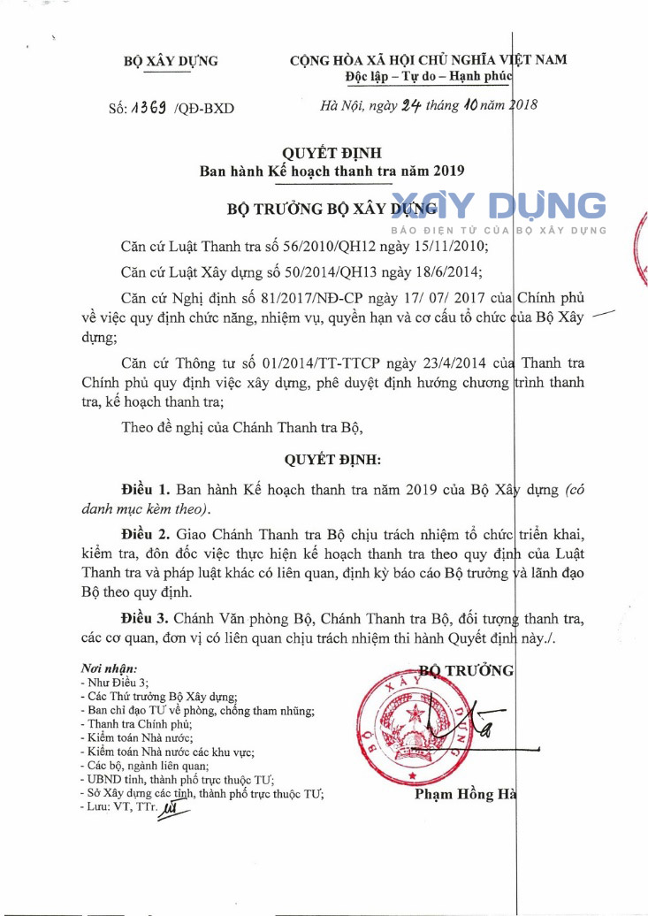 bo xay dung len ke hoach thanh tra toan dien nhieu ong lon bat dong san lot vao tam ngam