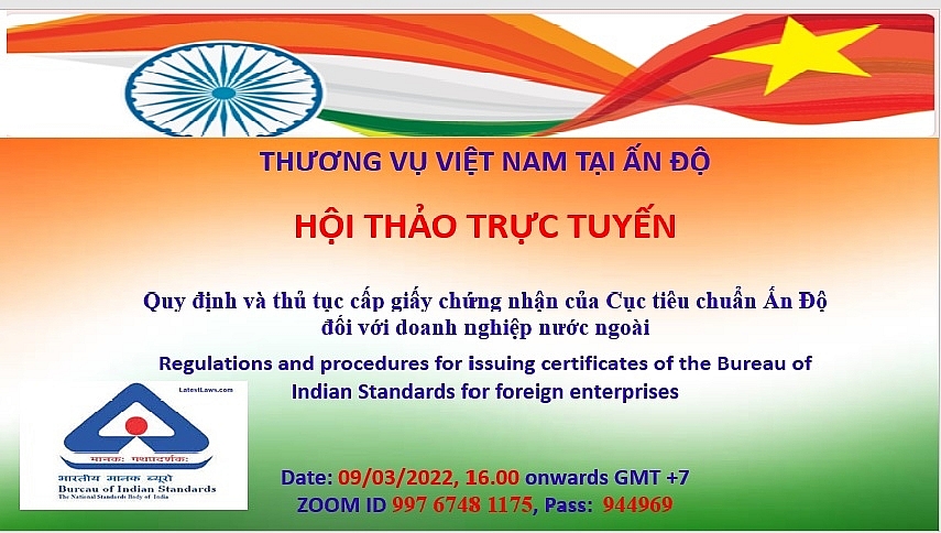 Quy định và thủ tục cấp giấy chứng nhận của Cục Tiêu chuẩn Ấn Độ (BIS) đối với doanh nghiệp nước ngoài