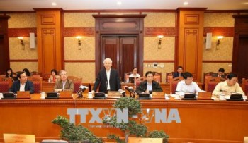 tong bi thu nguyen phu trong chu tri hop ban bi thu trung uong dang