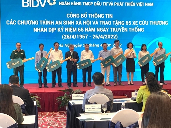 BIDV công bố chương trình an sinh xã hội nhân kỷ niệm 65 năm ngày thành lập