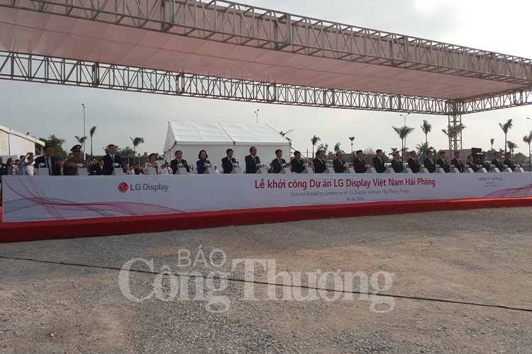 Khởi công dự án LG Display Việt Nam Hải Phòng