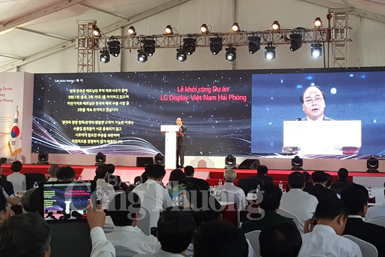 Khởi công dự án LG Display Việt Nam Hải Phòng