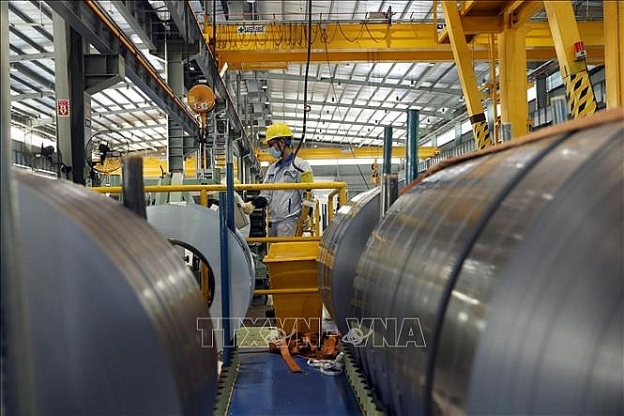 Sản xuất thép cuộn xuất khẩu tại Công ty TNHH Thép JFE Shoji Hải Phòng, vốn đầu tư Nhật Bản, tại Khu công nghiệp đô thị VSIP Hải Phòng