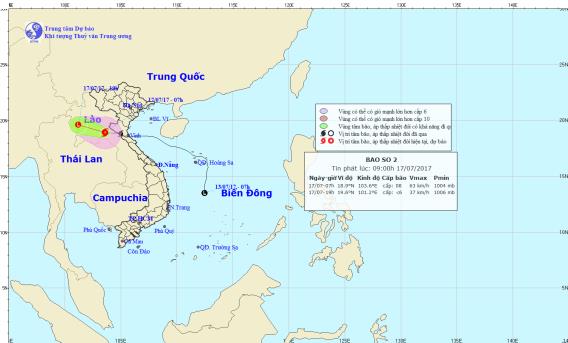 Công điện khắc phục hậu quả bão số 2