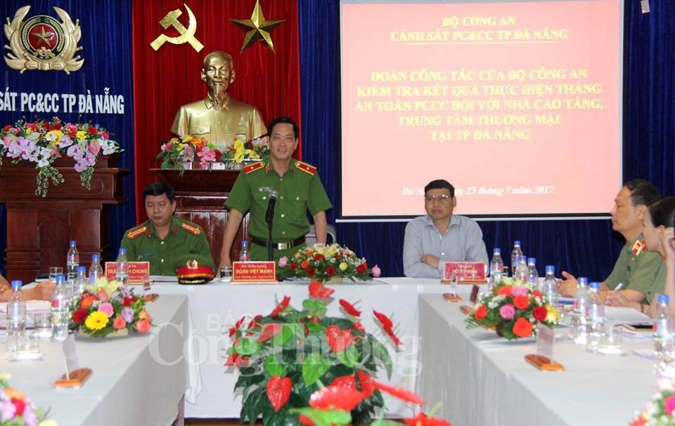 Bộ Công an kiểm tra an toàn PCCC Tuần lễ Cấp cao APEC 2017 tại Đà Nẵng