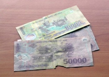 Giám sát tiêu hủy tiền không đủ tiêu chuẩn lưu thông