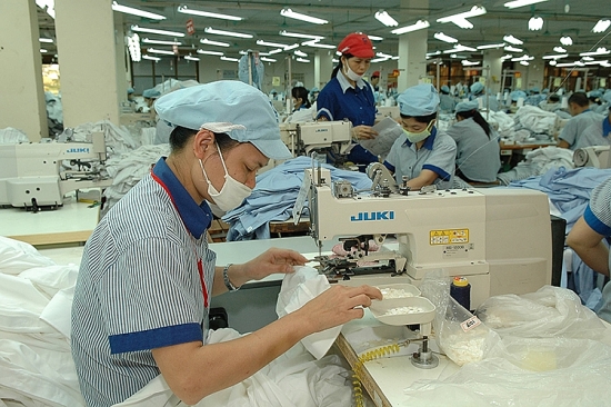 duy tri tang truong nganh det may xac dinh san nha la diem tua