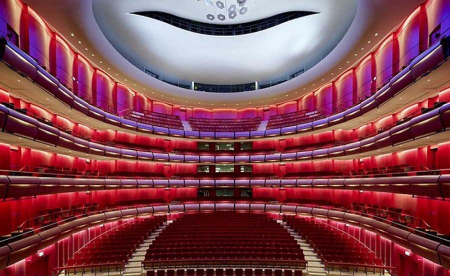 Nhà hát Opera HN sẽ có nội thất tương tự như Nhà hát Stavros Niarchos của nhà thiết kế Renzo Piano_Nguồn ảnh kommon.jpg