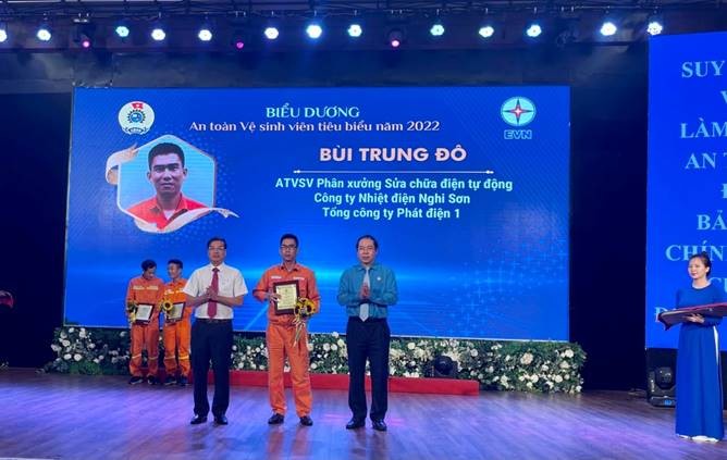 Bùi Trung Đô - Tấm gương an toàn viên của Công ty Nhiệt điện Nghi Sơn