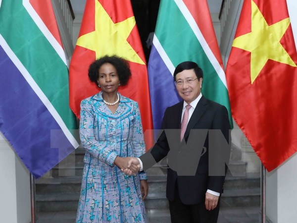 Việt Nam-Nam Phi quyết tâm đưa kim ngạch thương mại lên mức 2 tỷ USD