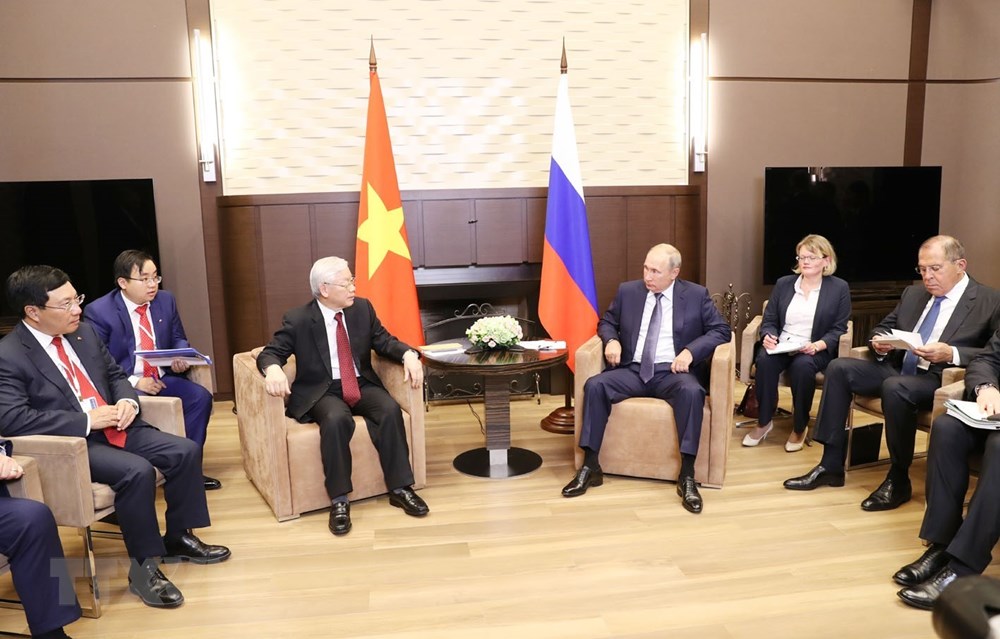 tong bi thu nguyen phu trong hoi dam voi tong thong nga putin