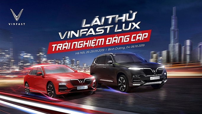 vinfast to chuc chuong trinh lai thu xe lux cung chuyen gia quoc te