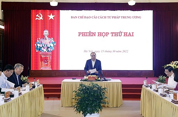 Chủ tịch nước chủ trì Phiên họp thứ 2 Ban Chỉ đạo Cải cách Tư pháp Trung ương
