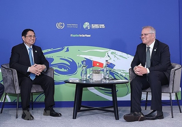 Thủ tướng Phạm Minh Chính gặp Thủ tướng Australia Scott Morrison