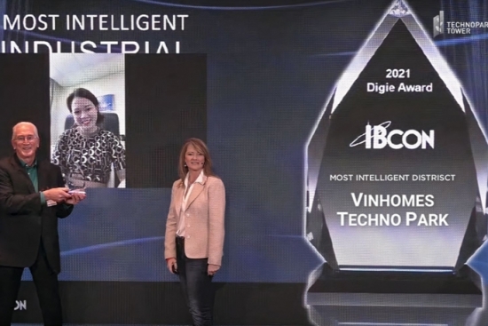 technopark tower duoc vinh danh trung tam thong minh nhat tai giai thuong danh gia ibcon digie awards