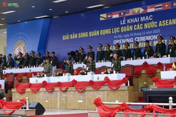 Khai mạc Giải bắn súng quân dụng lục quân các nước ASEAN lần thứ 30 Khai mạc Giải Bắn súng quân dụng lục quân các nước ASEAN lần thứ 30 - 3