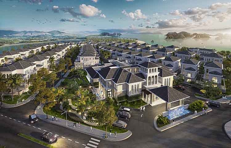 Phối cảnh dinh thự Grand Bay Halong Villas.