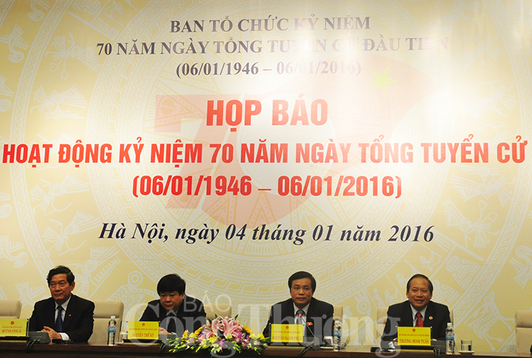 Nhiều hoạt động thiết thực, ý nghĩa kỷ niệm 70 năm ngày Tổng tuyển cử đầu tiên