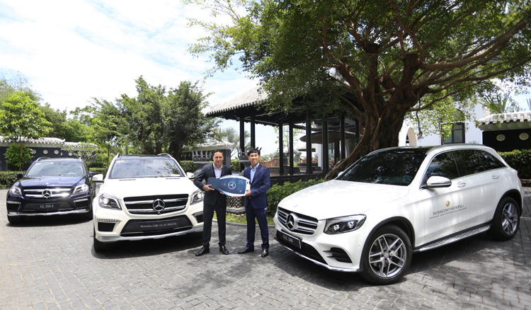 Bàn giao ba xe SUV cho InterContinental Danang Sun Peninsula Resort