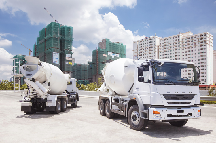 Xe bồn trộn FUSO MIXER FJ mới: Hiệu suất tối đa cho từng công trình