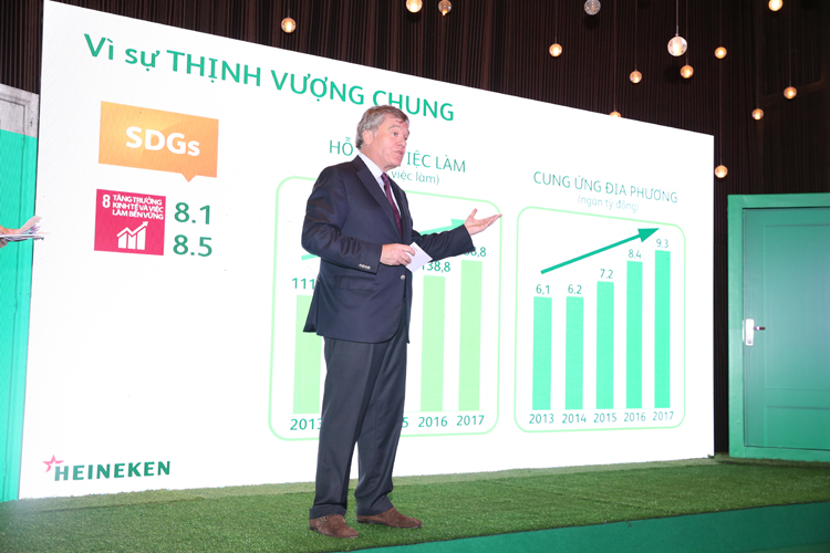 Heineken Việt Nam đầu tư hàng chục tỷ đồng thúc đẩy phát triển bền vững