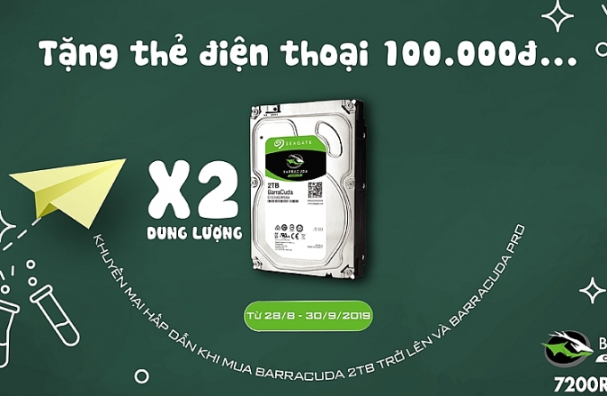 TLC hợp tác cùng Seagate “chạy” chương trình khuyến mại