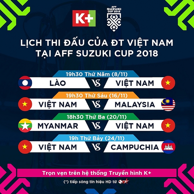 k phat song toan bo tran dau aff suzuki cup 2018