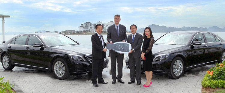 Vinpearl Hạ Long Bay Resort sử dụng xe Mercedes-Benz S 400