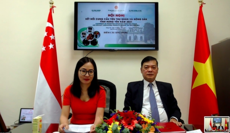 Tích cực kết nối trực tuyến, đưa quả nhãn Việt Nam vào Singapore