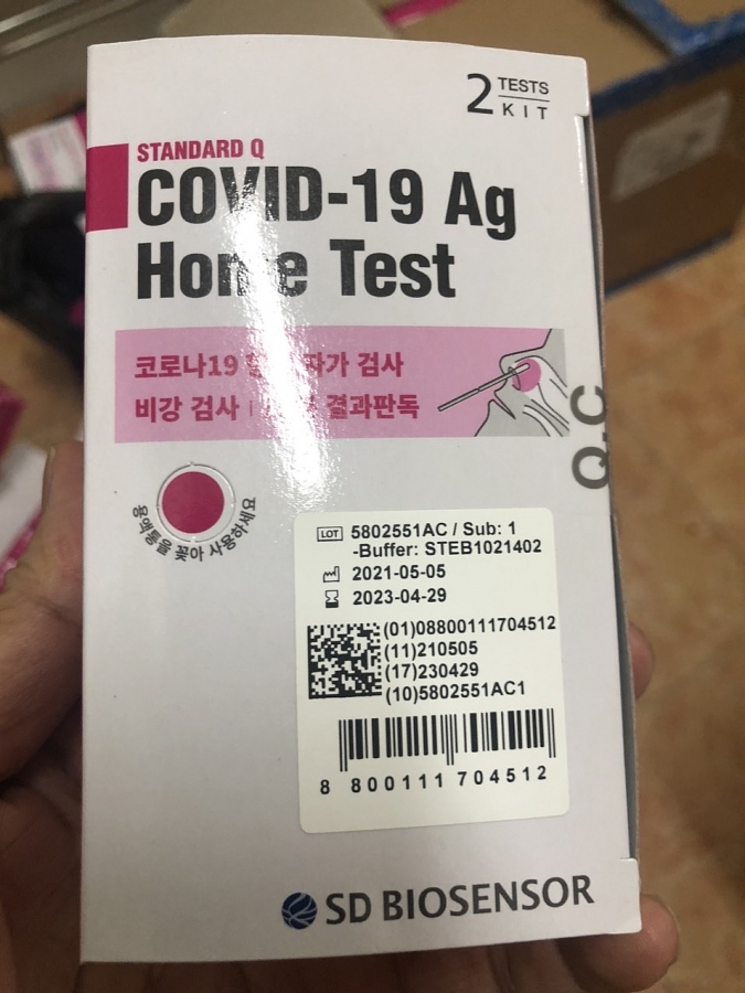 Phạt 60 triệu đồng với đối tượng nhập lậu 400 hộp test nhanh Covid-19