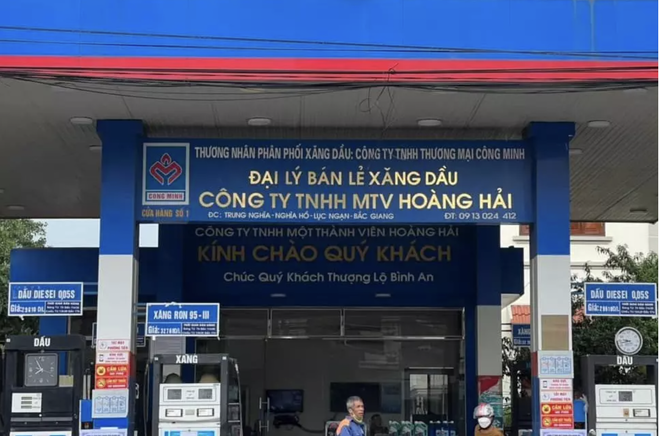 Cửa hàng xăng dầu nơi xảy ra sự việc đổ 500 nghìn nhưng hút ra chỉ có 9,5 lít