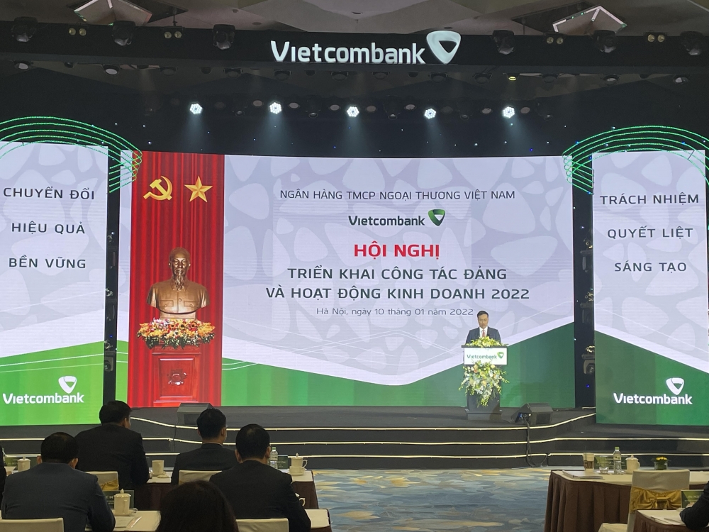 Vietcombank 2021: Nộp ngân sách gần 11.000 tỷ đồng, nợ xấu ở mức thấp nhất