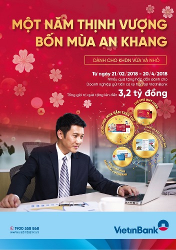 VietinBank dành ưu đãi cho khách hàng SME