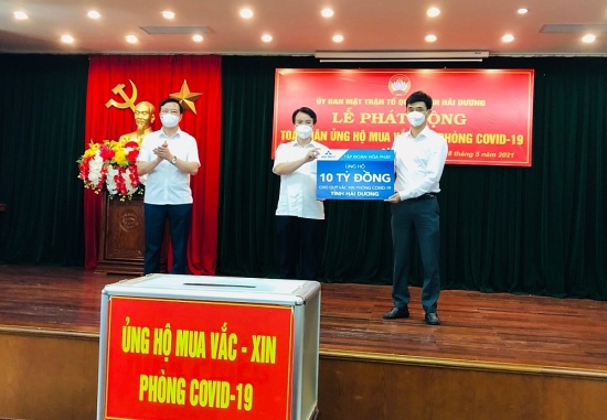 tap doan hoa phat ung ho 10 ty dong vao quy vac xin phong covid19 cua tinh hai duong