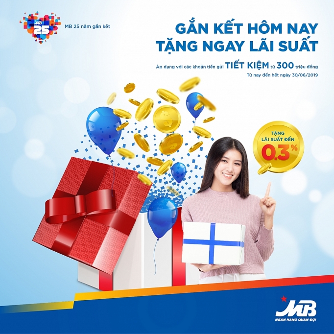 mb bank lai suat hap dan tu chuong trinh gan ket hom nay tang ngay lai suat