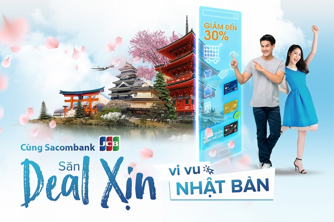 Nhiều ưu đãi cho chủ thẻ Sacombank JCB