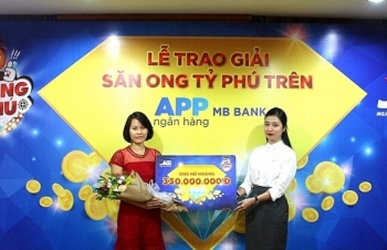 Khách hàng trúng 330 triệu đồng khi “săn ong tỷ phú” của App Ngân hàng MBBank