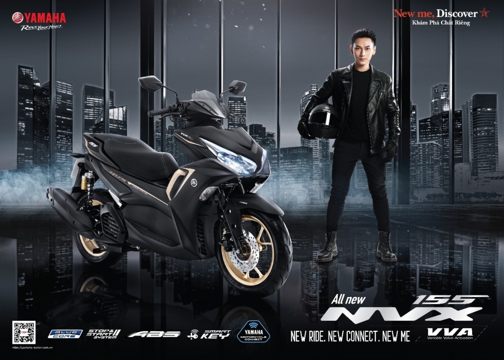 Yamaha ra mắt xe tay ga NVX 155 VVA hoàn toàn mới