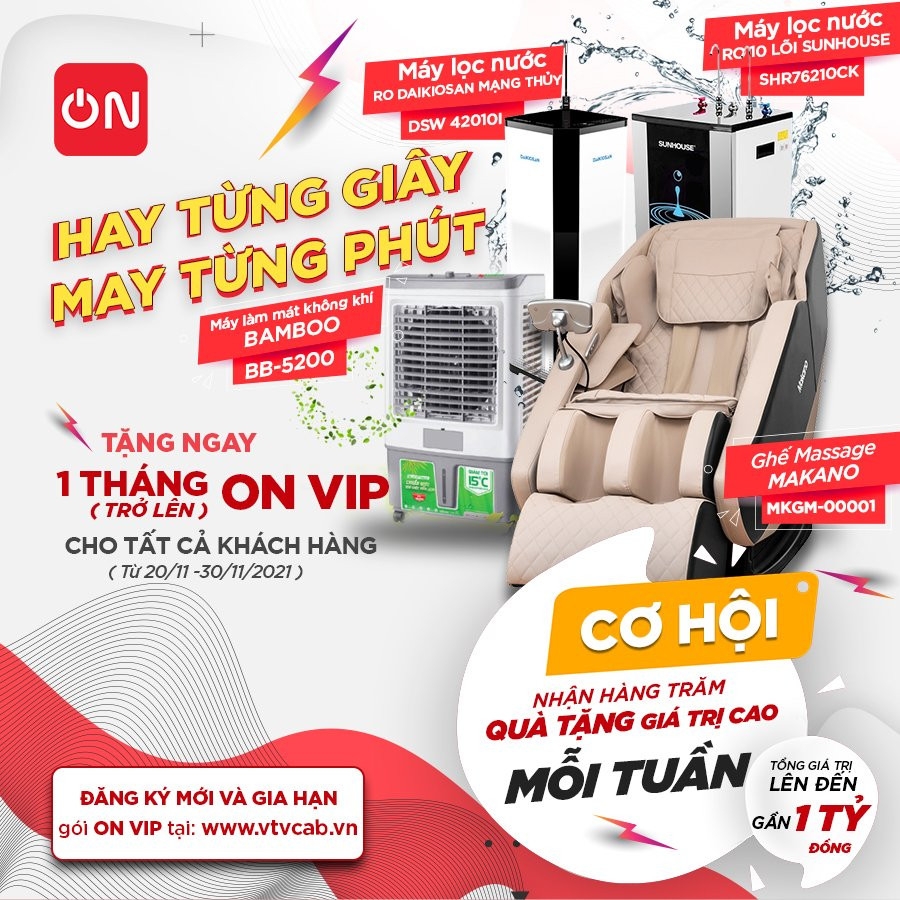 ON: Hay từng giây, may từng phút