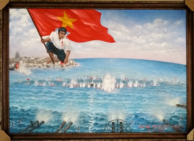 Bức tranh ”Gạc Ma – Vòng tròn bất tử” được trả giá 200 triệu