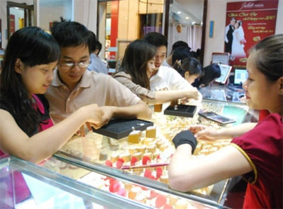 Hai thương hiệu vàng miếng trong nước tăng nhẹ phiên đầu tuần 