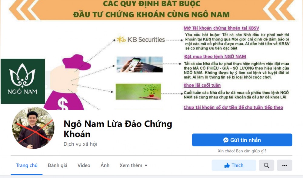 Sớm làm rõ thông tin “Ngô Nam lừa đảo chứng khoán”