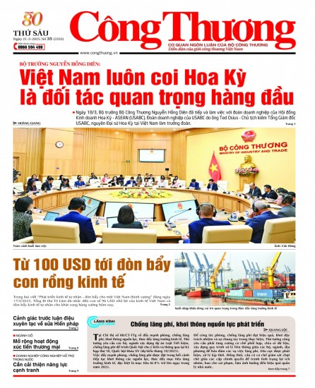 Báo Công Thương số 35 ra ngày 21-3-2025