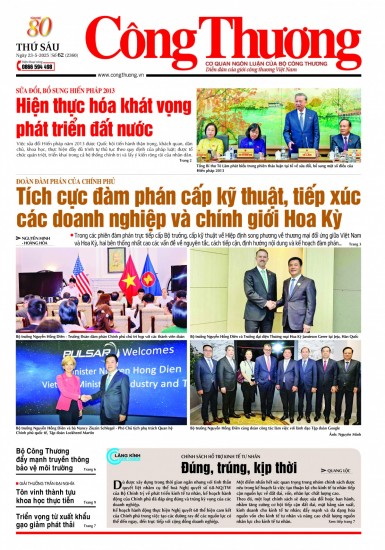 Báo Công Thương số 62 ra ngày 23-5-2025