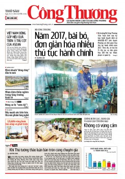 Báo Công Thương số 151 - ra ngày 16-12-2016