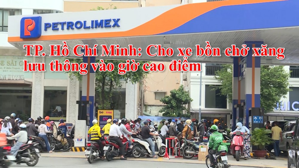 TP. Hồ Chí Minh: Cho xe bồn chở xăng lưu thông vào giờ cao điểm