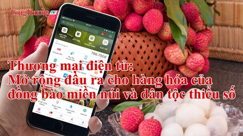 Thương mại điện tử: Mở rộng đầu ra cho hàng hóa của đồng bào miền núi và dân tộc thiểu số