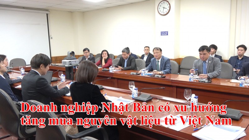 Doanh nghiệp Nhật Bản có xu hướng tăng mua nguyên vật liệu từ Việt Nam